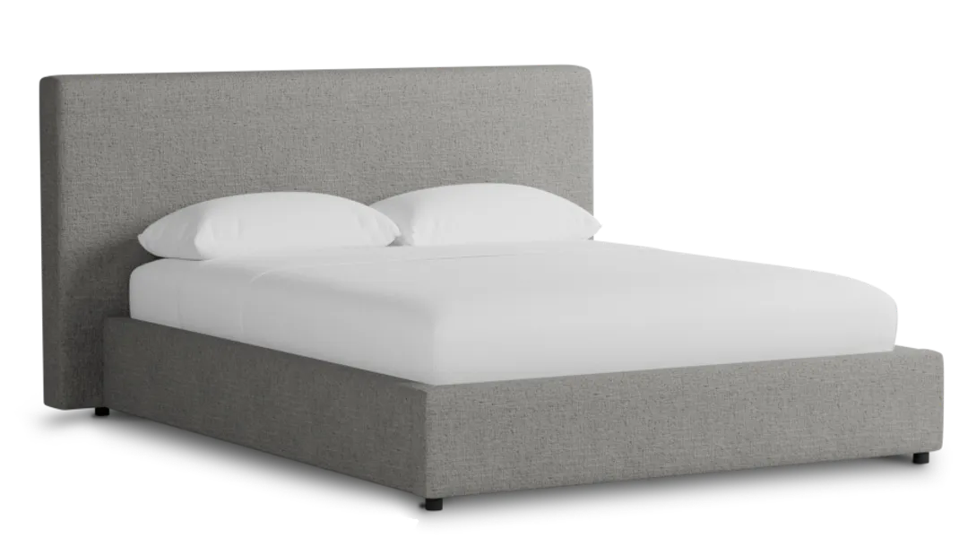 Grayton Linen 44" Upholstered Platform Bed