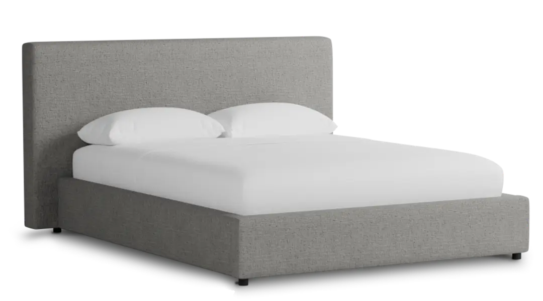 Grayton Linen 44" Upholstered Platform Bed Grayton Linen 44" Upholstered Platform Bed
