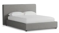 Grayton Linen 44" Upholstered Platform Bed