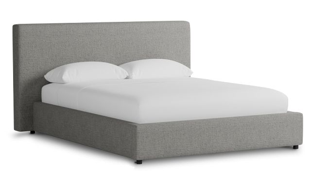 Grayton Linen 44" Upholstered Platform Bed