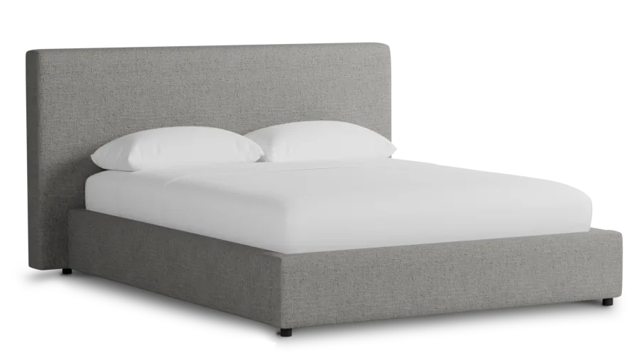 Grayton Linen 44" Upholstered Platform Bed