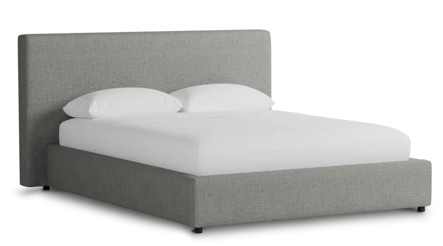 Grayton Linen 44" Upholstered Platform Bed Grayton Linen 44" Upholstered Platform Bed