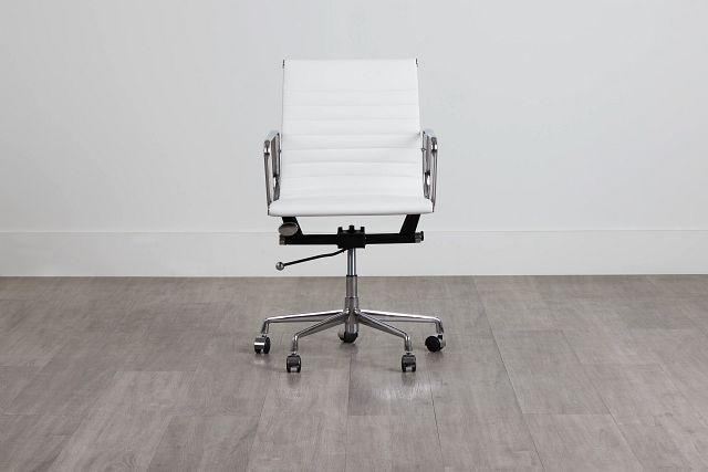 Mateo White Desk Chair