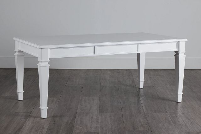 Marina White Rectangular Table