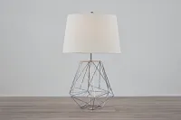 Cage Silver Table Lamp