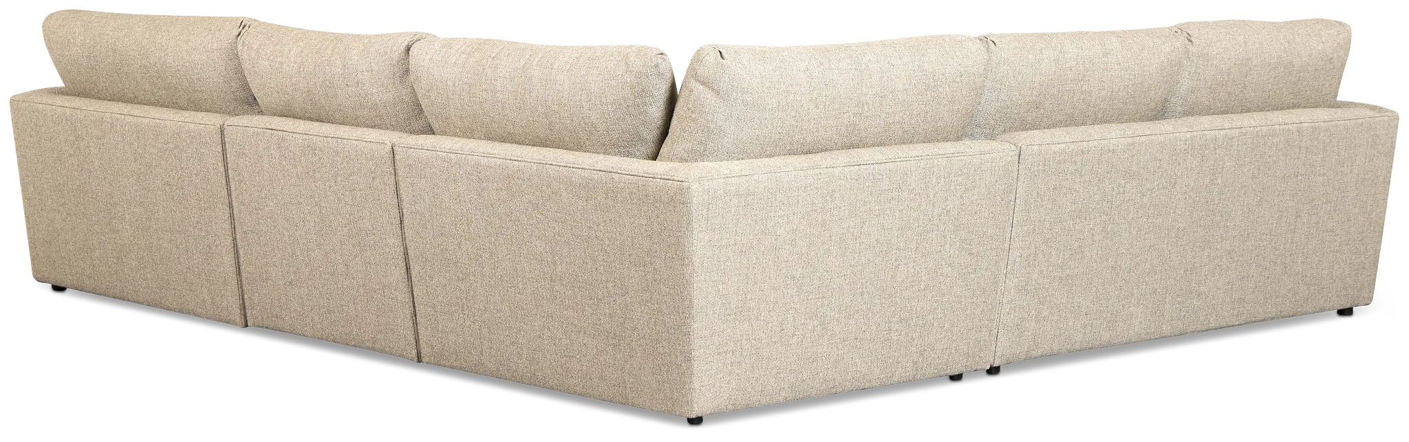 Maxwell Dark Gray Fabric Medium Right Chaise Sectional