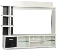 Doral White Entertainment Wall