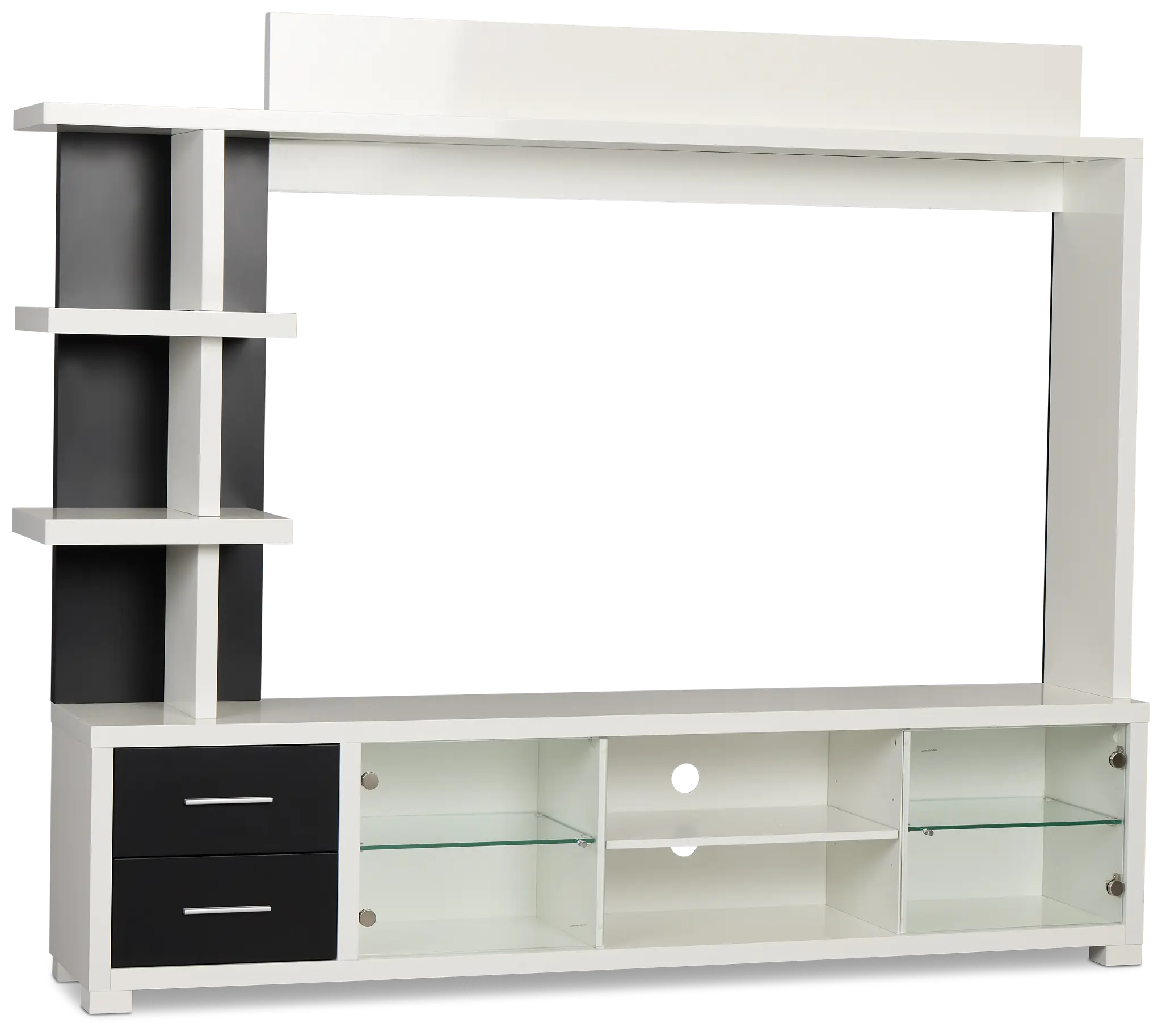 Doral White Entertainment Wall Doral White Entertainment Wall