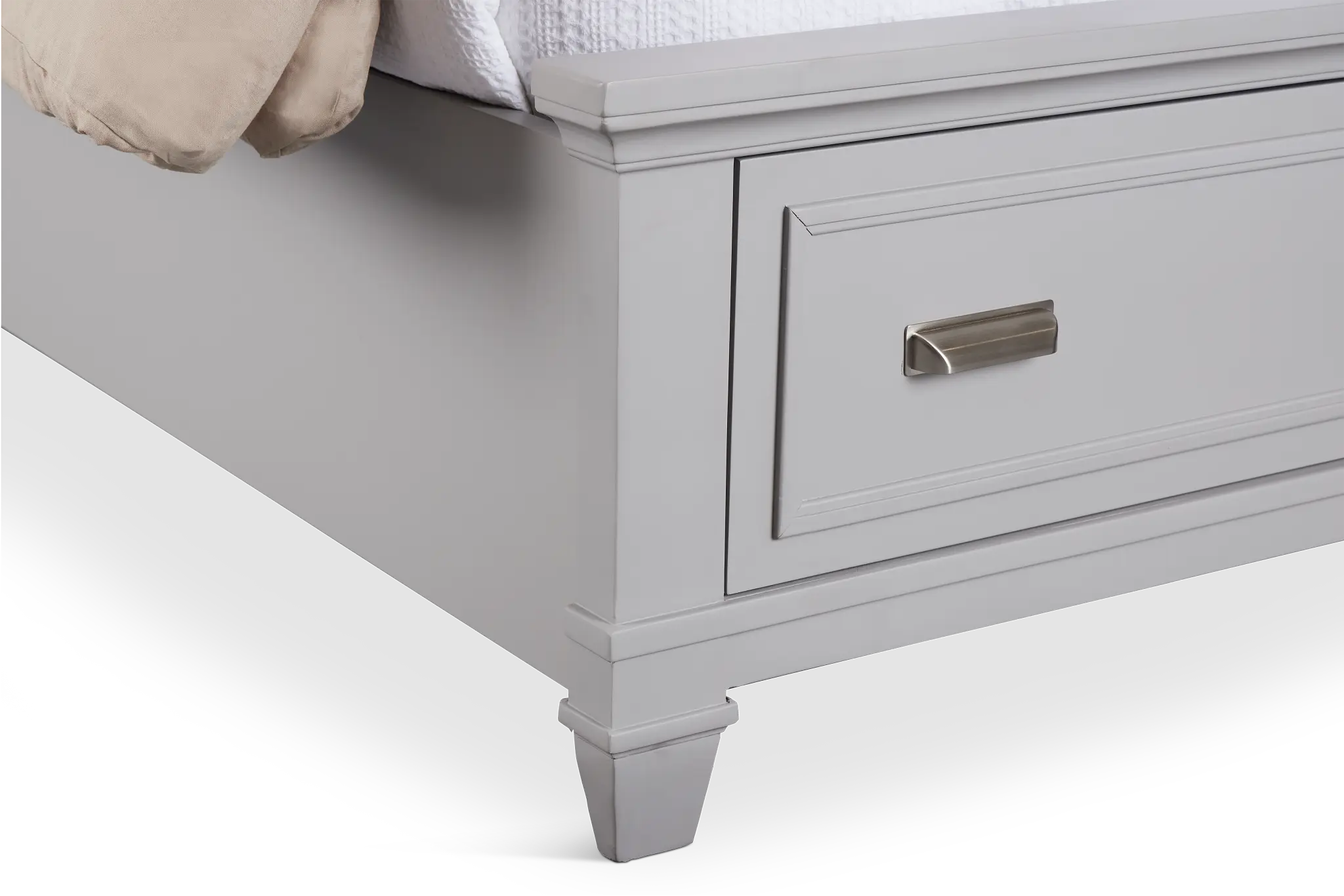 Cape Cod Gray Panel Storage Bed Cape Cod Gray Panel Storage Bed