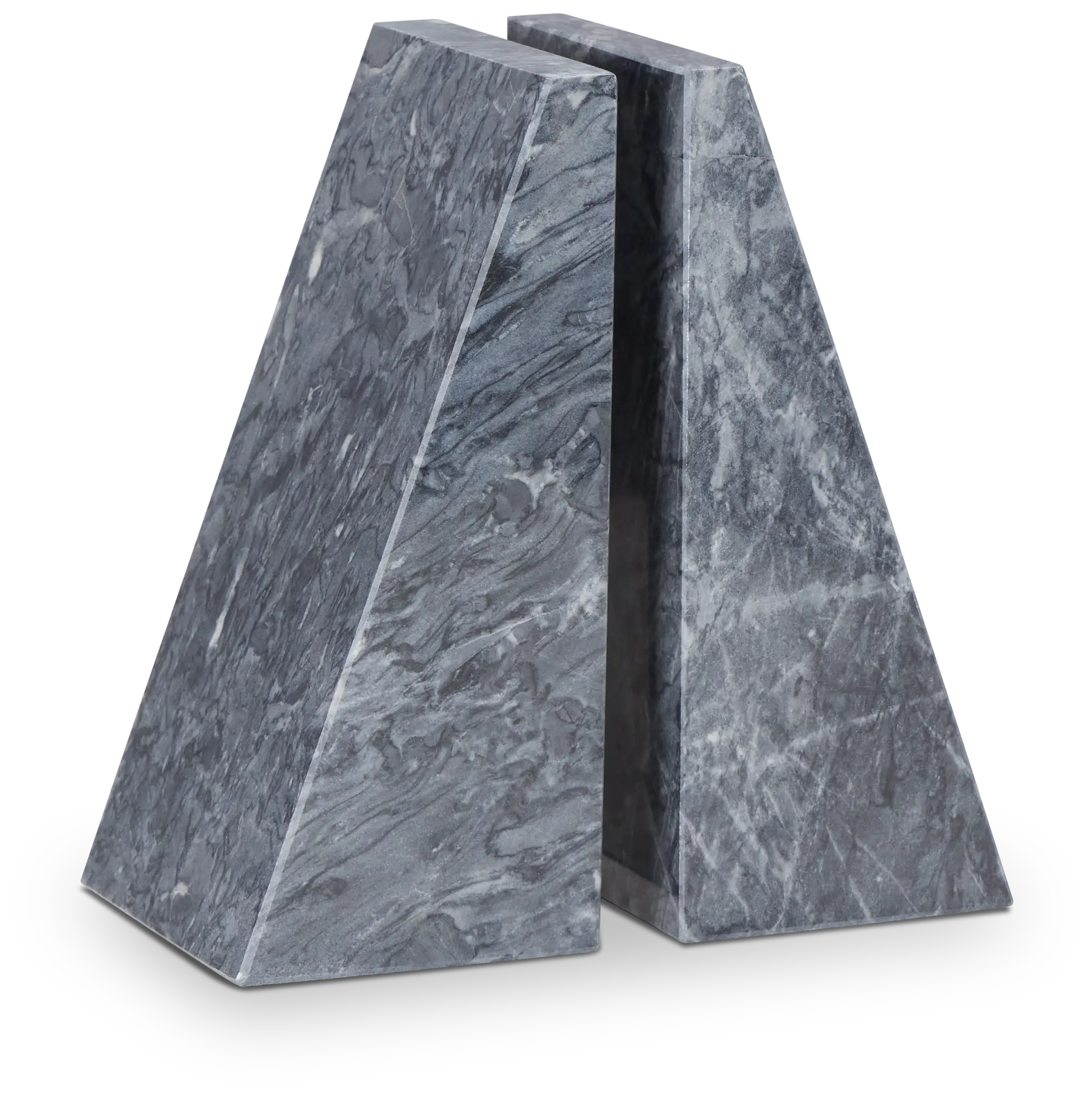 Ludo Black Marble Bookends Ludo Black Marble Bookends
