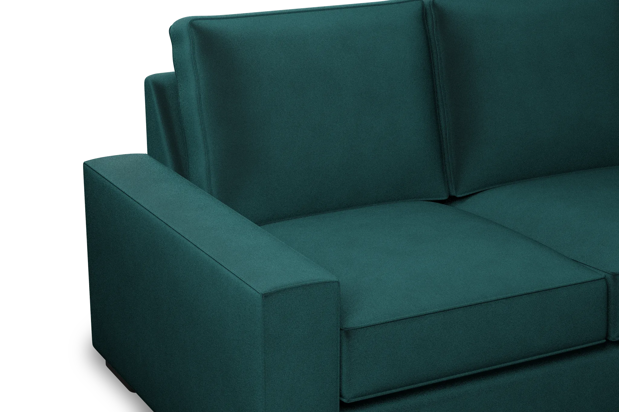 Edgewater Joya Teal 96" Sofa W/ 3 Cushions