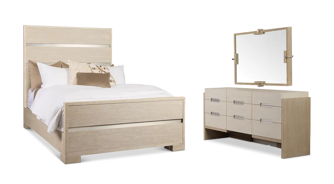 Miramar Light Tone Panel Bedroom