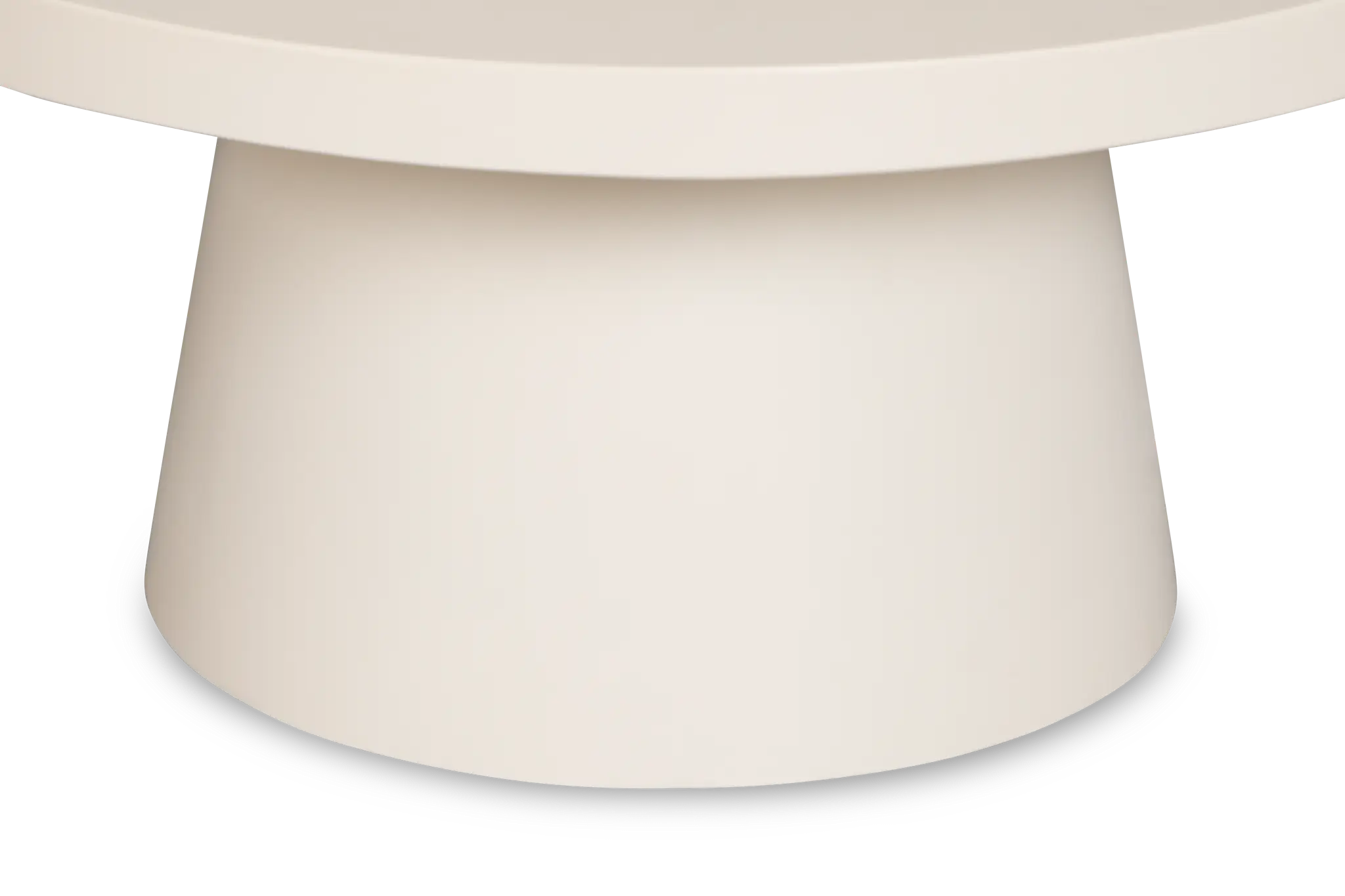 Cambria White Round Coffee Table Cambria White Round Coffee Table