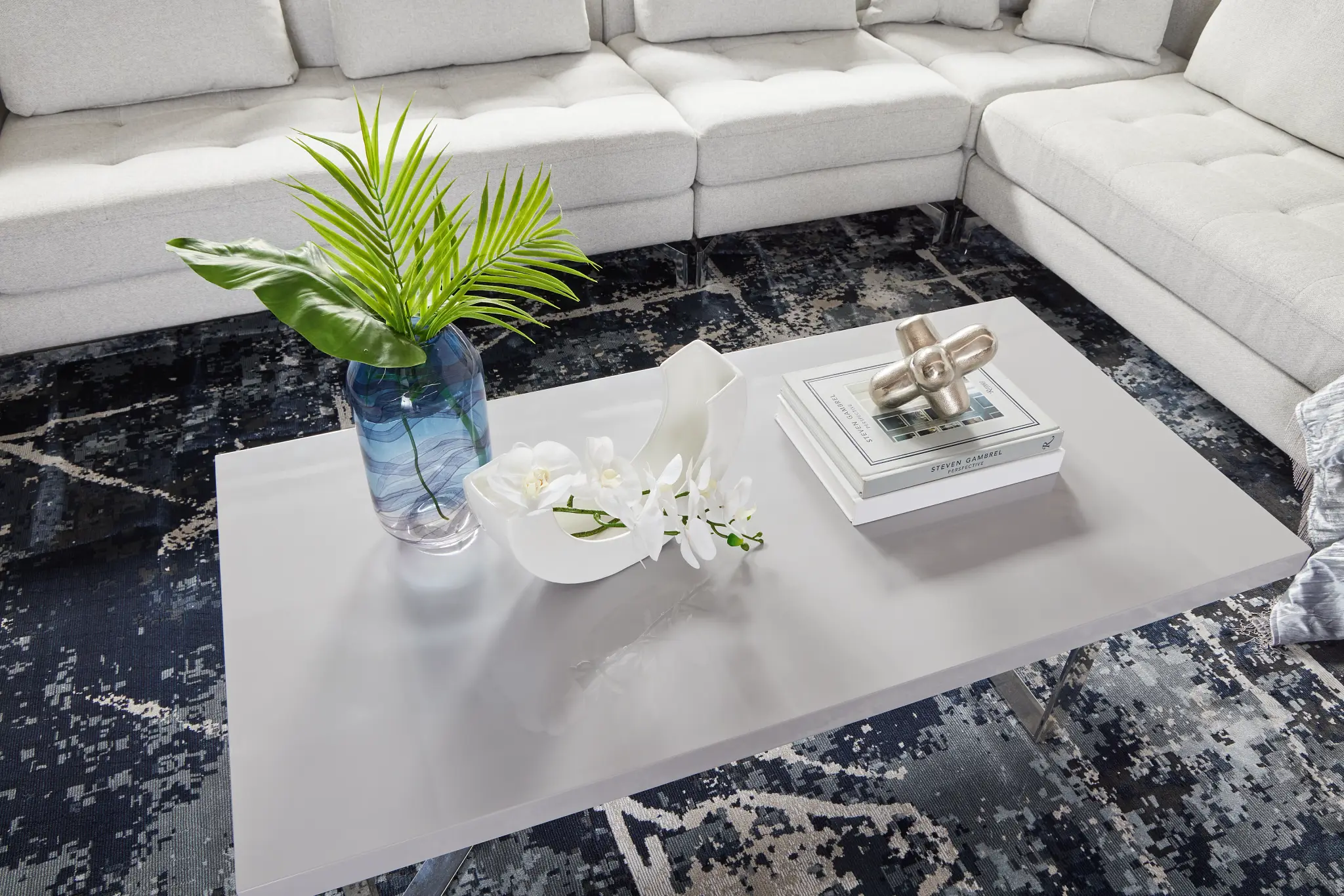 Axel Gray Rectangular Coffee Table Axel Gray Rectangular Coffee Table