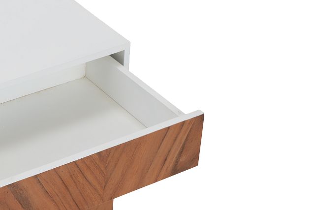 Kenzo White Accent Table