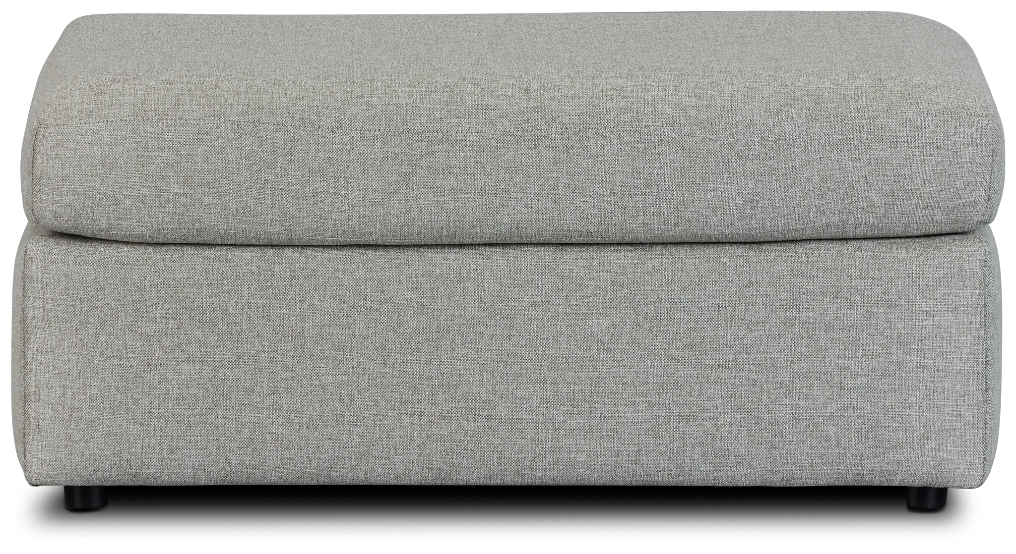 Noah Khaki Fabric Ottoman