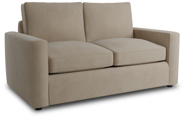 Siesta Peyton Beige Fabric Memory Foam Sleeper