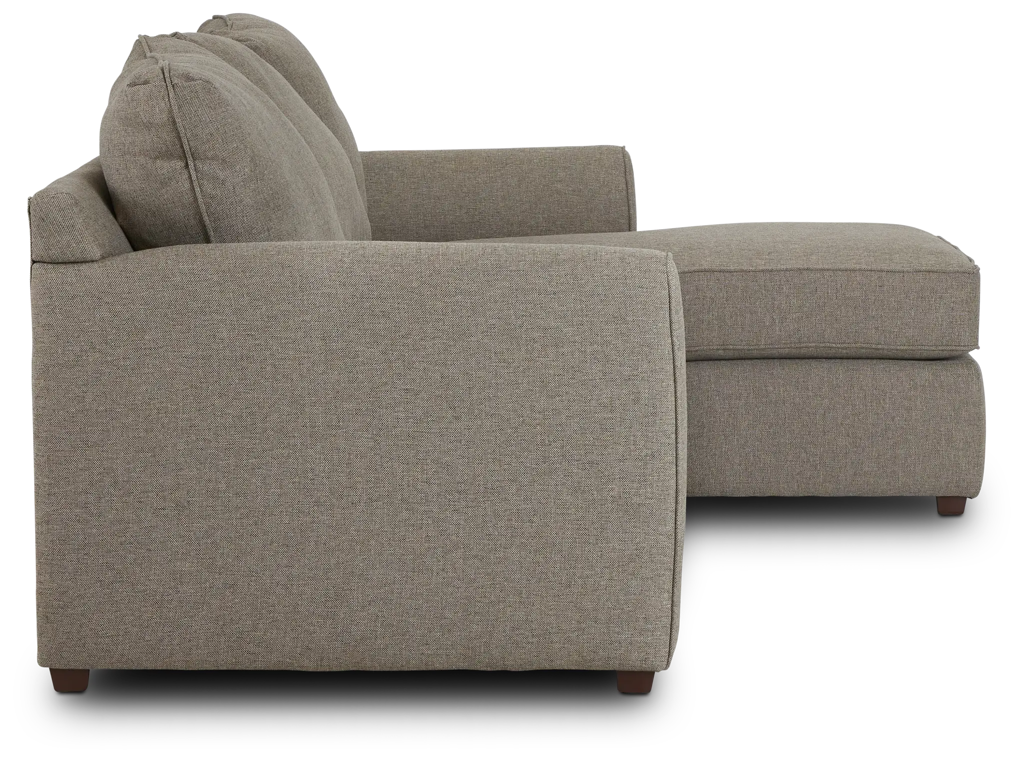 Asheville Brown Fabric Right Chaise Sectional Asheville Brown Fabric Right Chaise Sectional