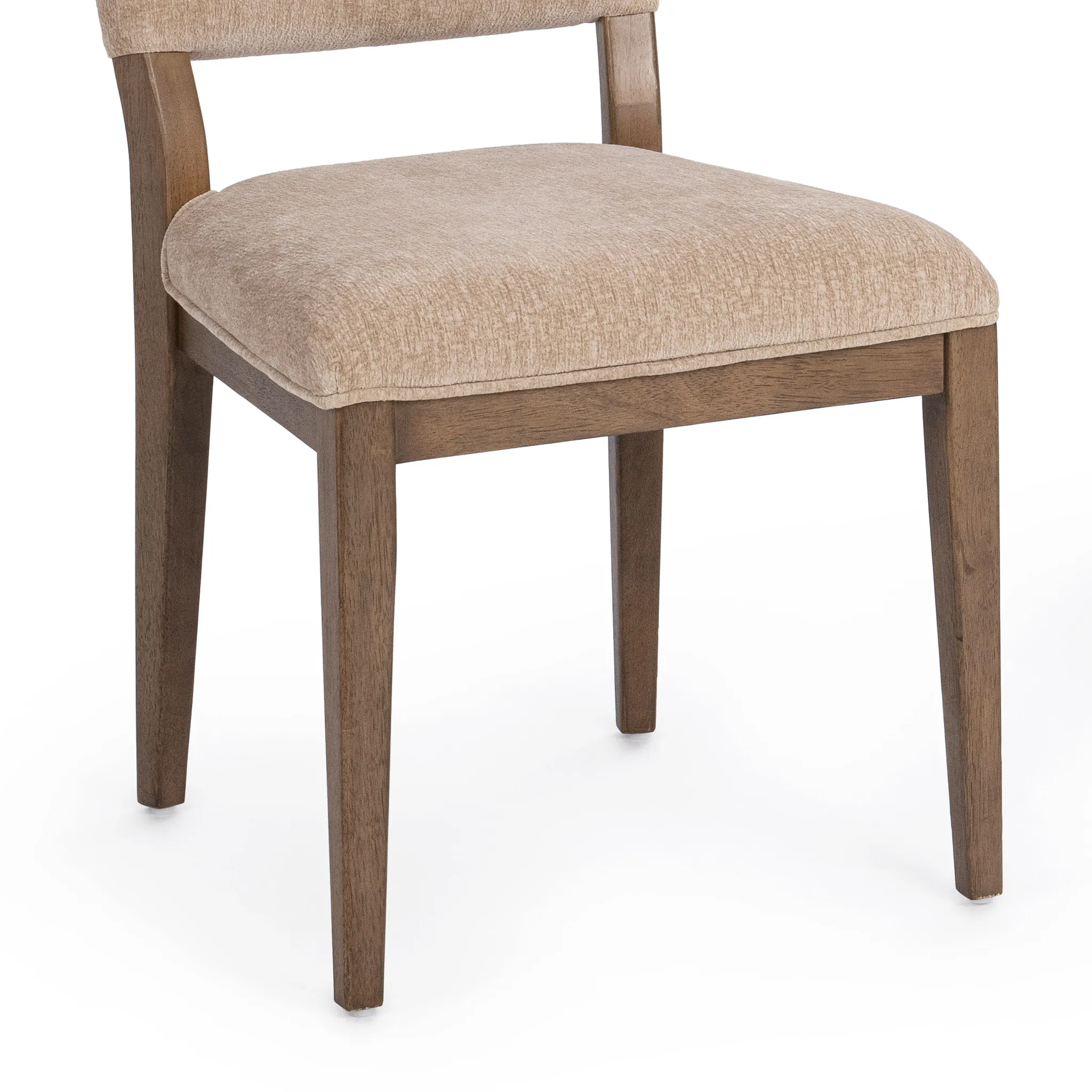 Elena Beige Set Of 2 Upholstered Side Chair