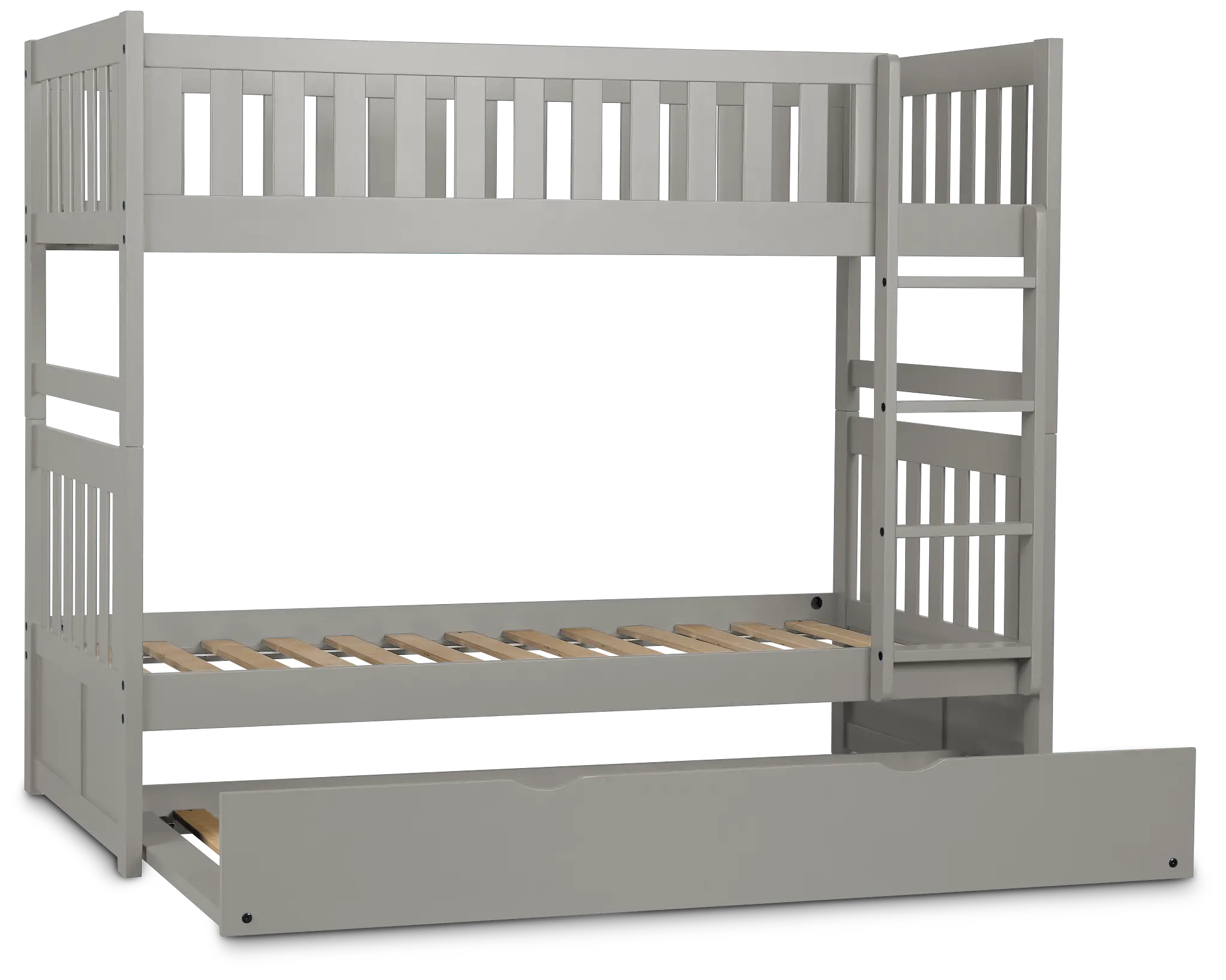 Charleston Gray Trundle Bunk Bed Charleston Gray Trundle Bunk Bed