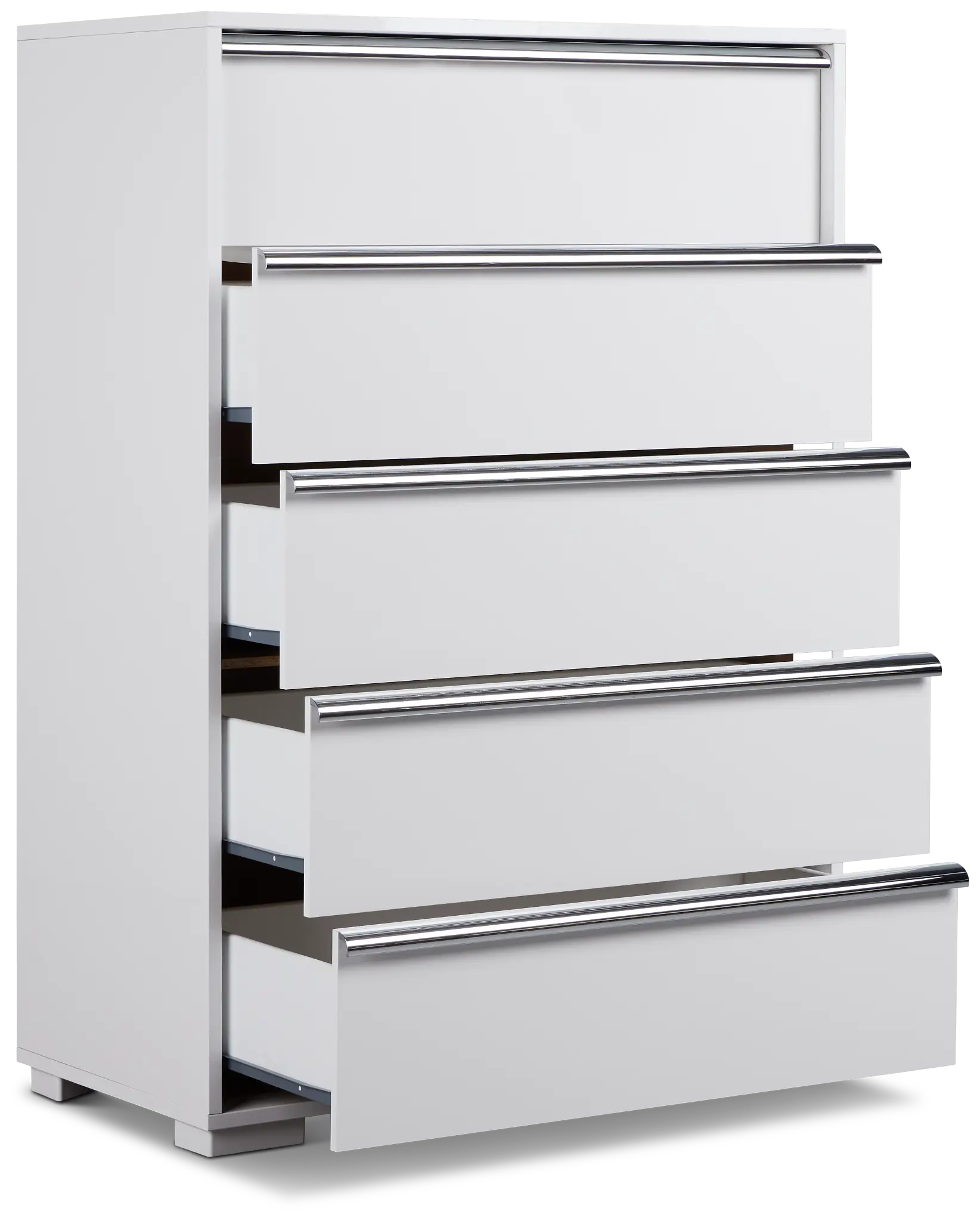 Doral White 5-drawer Chest Doral White 5-drawer Chest