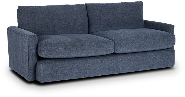 Noah Blue Fabric Sofa (2)