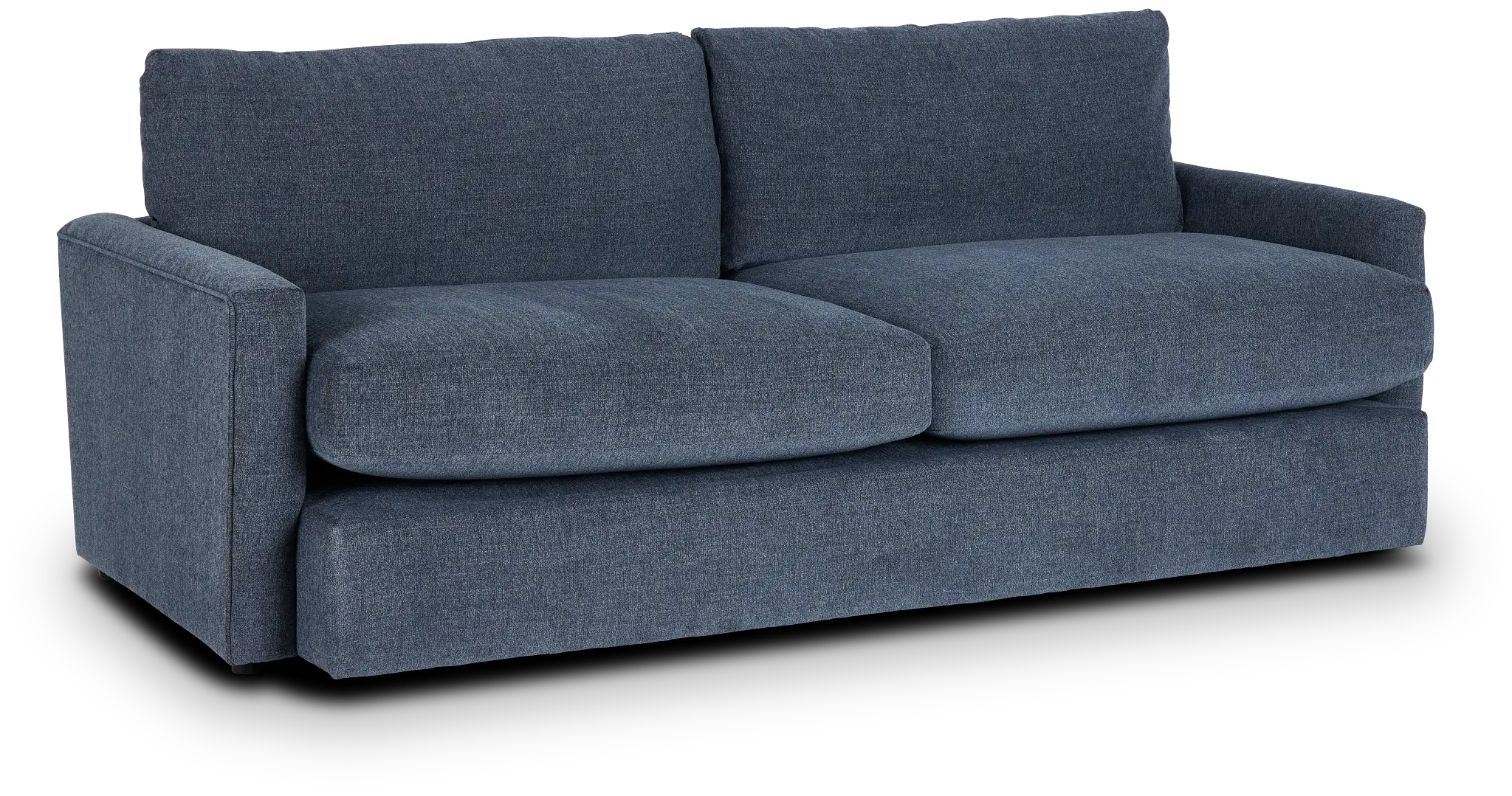 Noah Blue Fabric Sofa Noah Blue Fabric Sofa