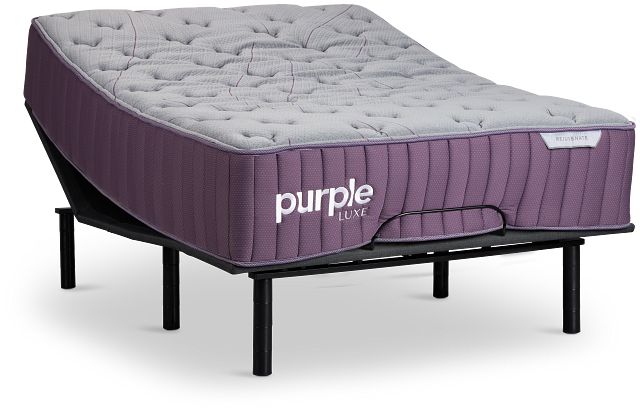 Purple Rejuvenate Premium Smart Adjustable Mattress Set