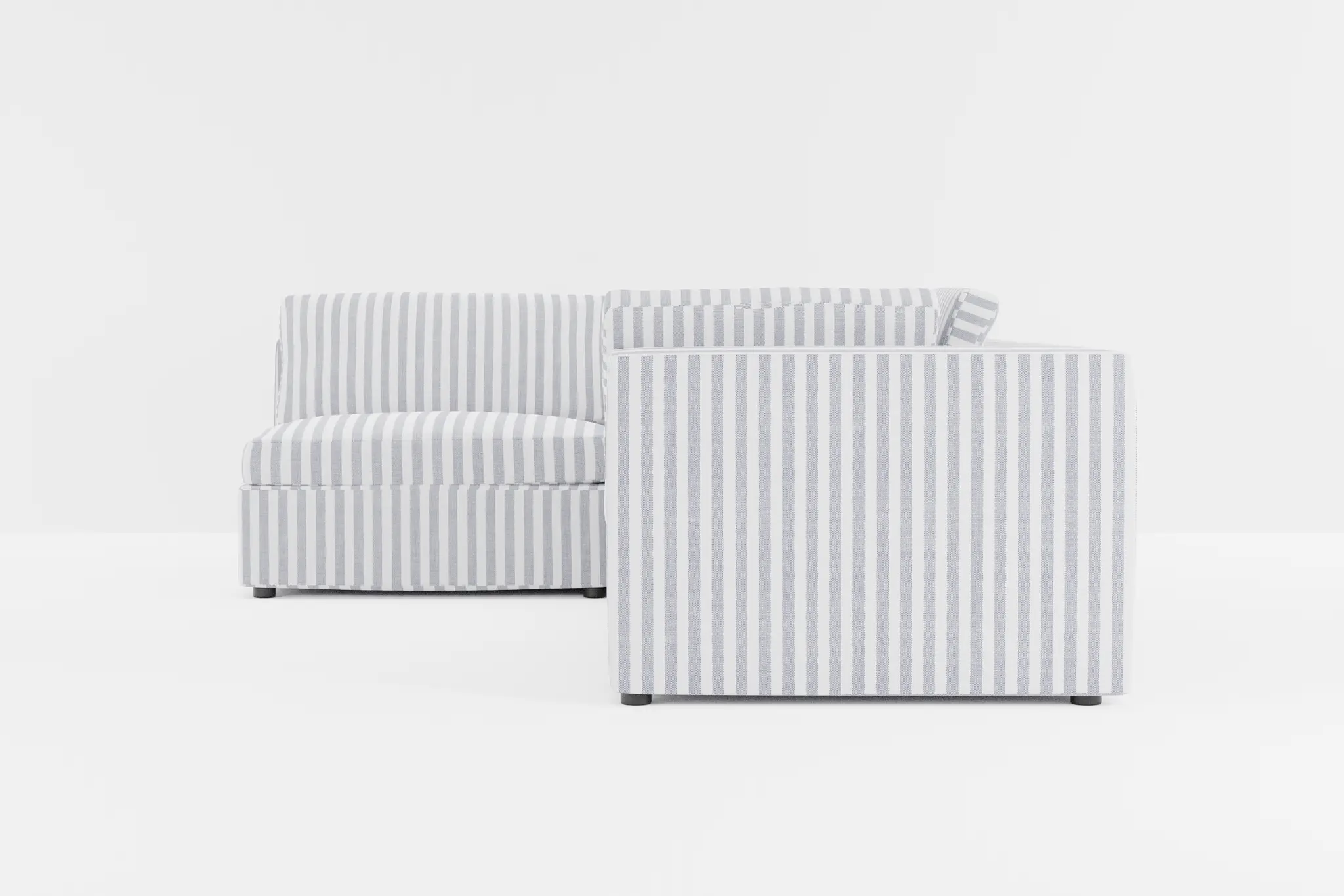 Destin Sea Lane Dark Blue Fabric 4-piece Modular Sectional Destin Sea Lane Dark Blue Fabric 4-piece Modular Sectional