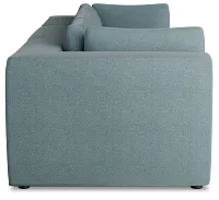 Destin Sutton Blue Fabric 3 Piece Modular Sofa