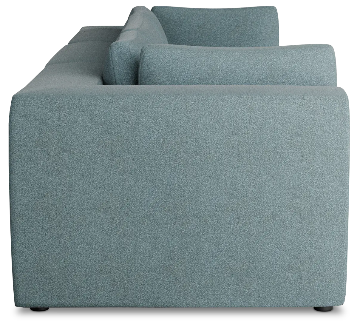 Destin Sutton Blue Fabric 3 Piece Modular Sofa Destin Sutton Blue Fabric 3 Piece Modular Sofa