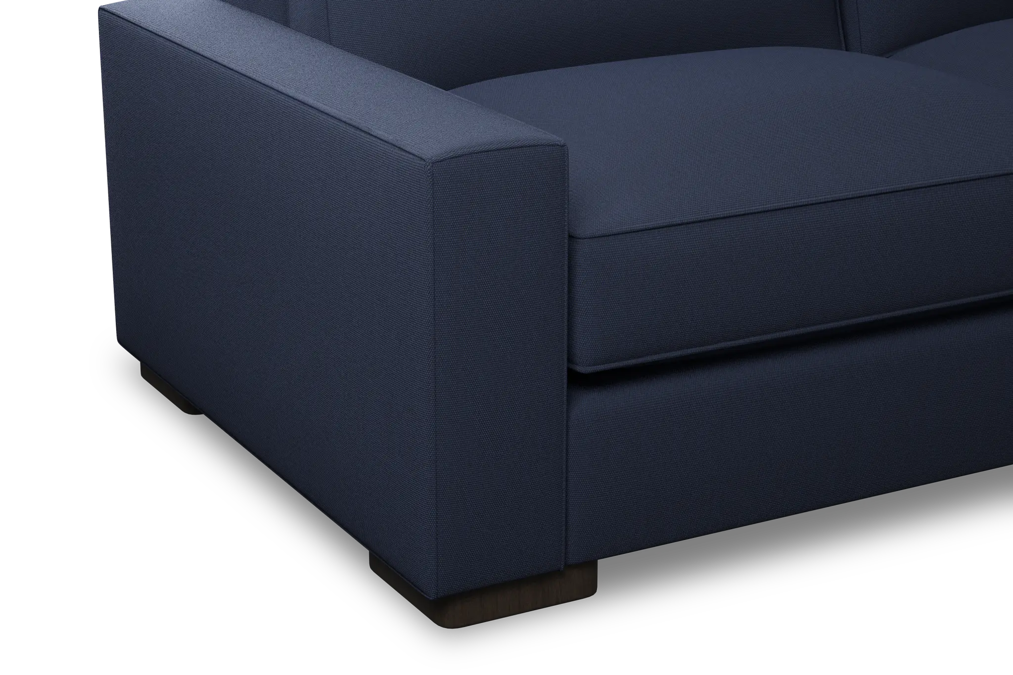 Edgewater Peyton Dark Blue 84" Sofa W/ 2 Cushions Edgewater Peyton Dark Blue 84" Sofa W/ 2 Cushions