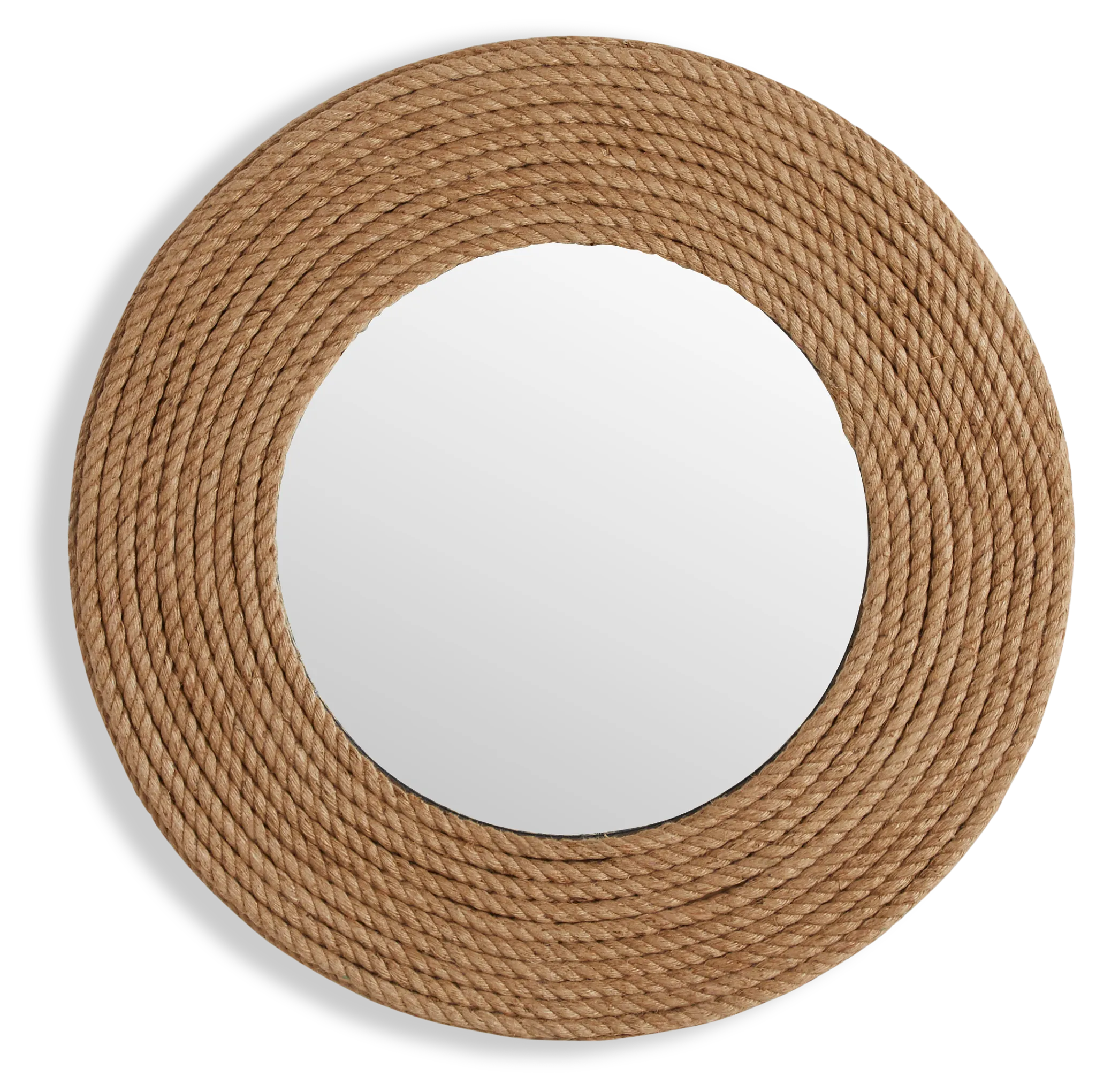 Sandy Jute Mirror