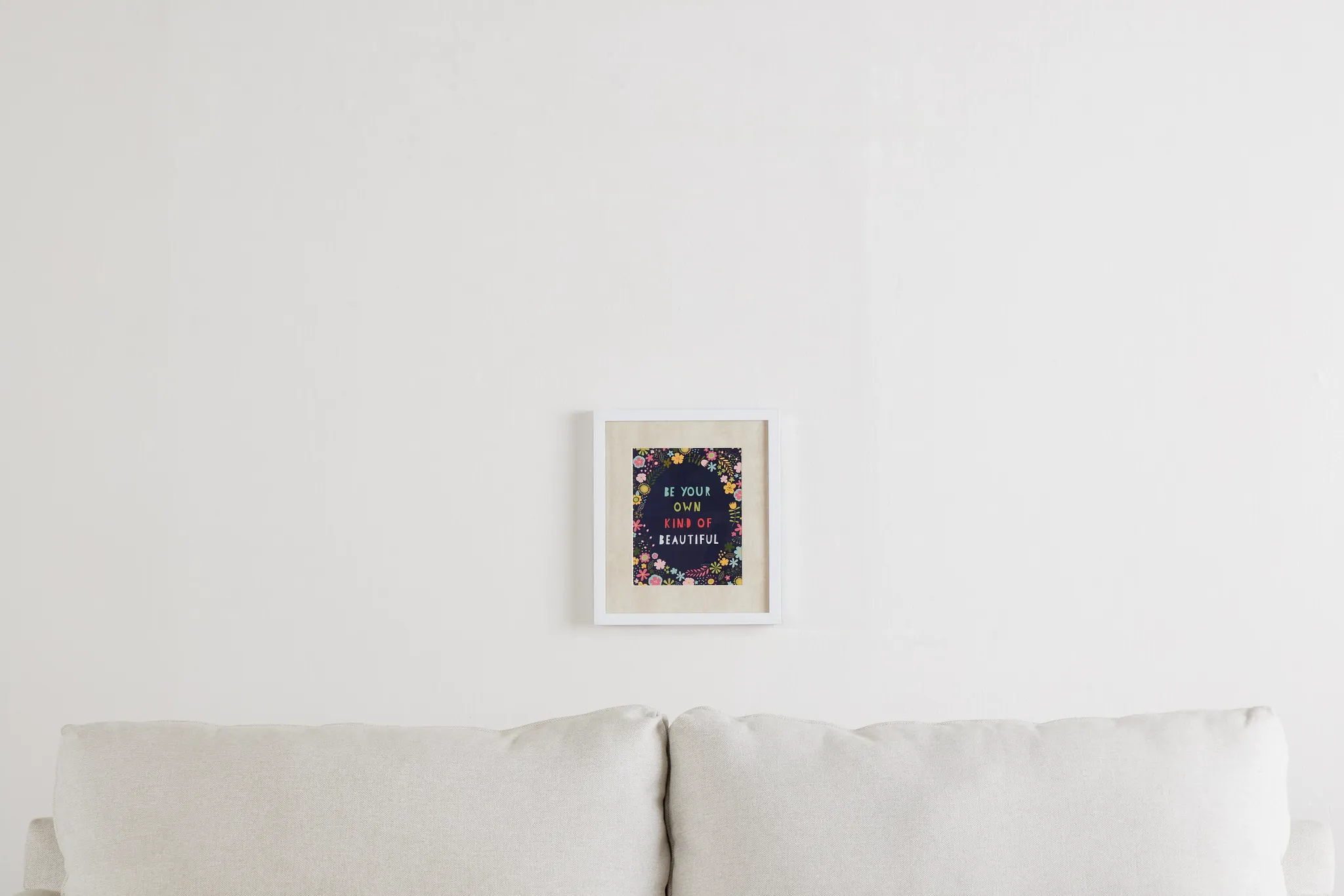 Beauty Multicolored Framed Wall Art