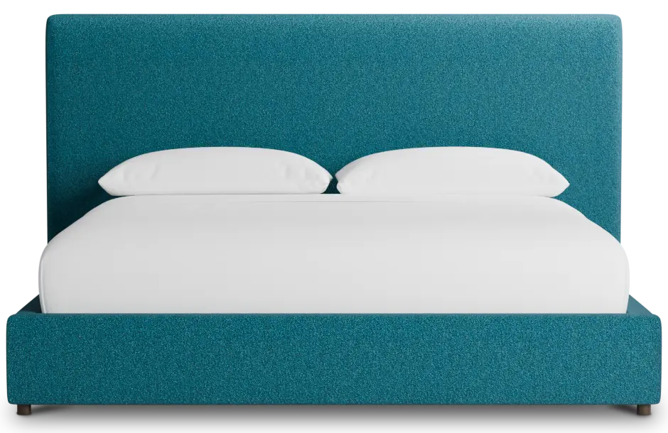 Grayton Elite Teal 54" Upholstered Platform Bed Grayton Elite Teal 54" Upholstered Platform Bed