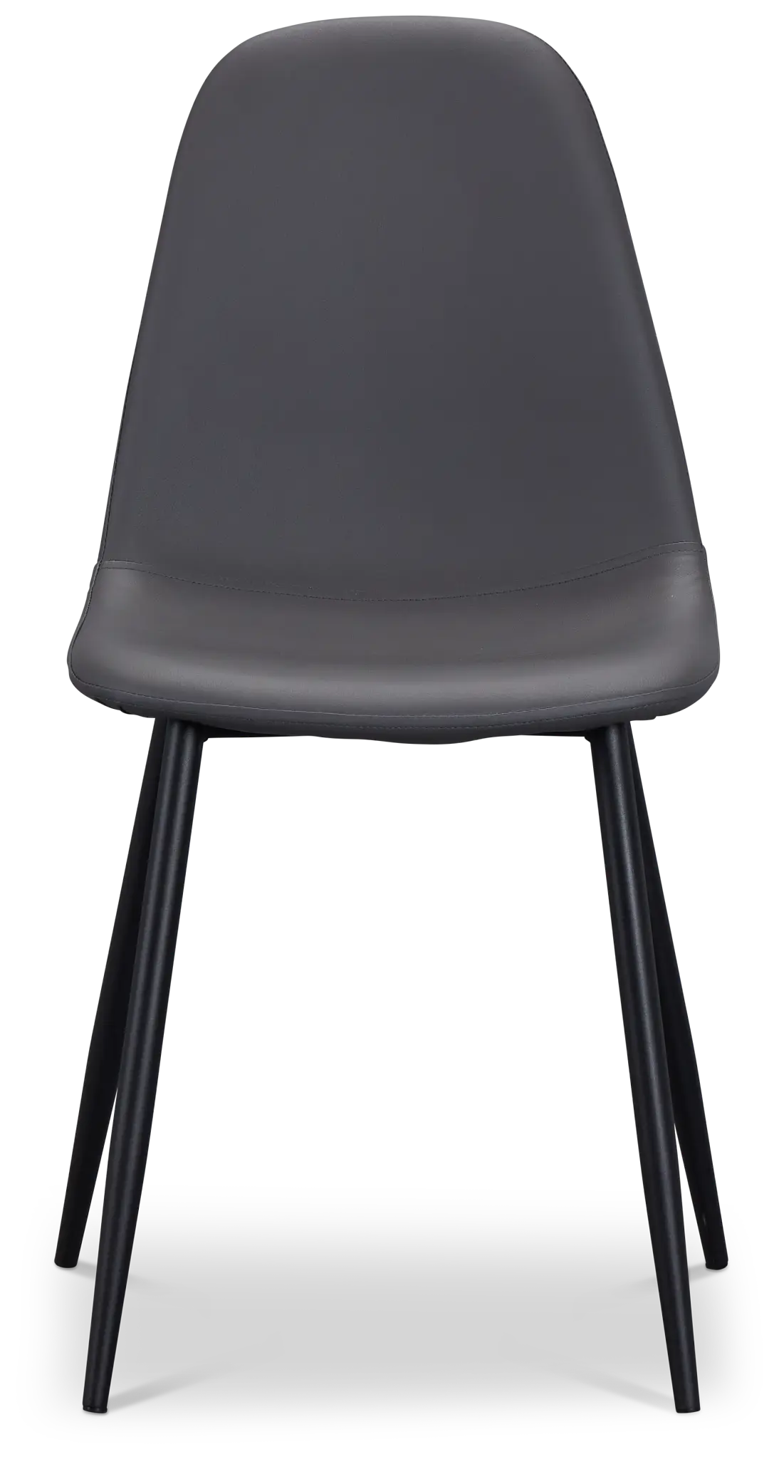 Havana Gray Micro Upholstered Side Chair W/ Black Legs Havana Gray Micro Upholstered Side Chair W/ Black Legs