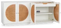 Malibu White Credenza