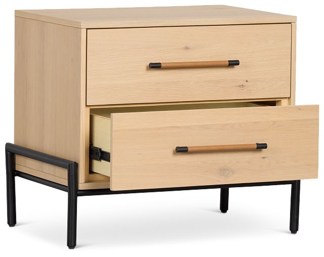 Highland Light Tone 2-drawer Nightstand