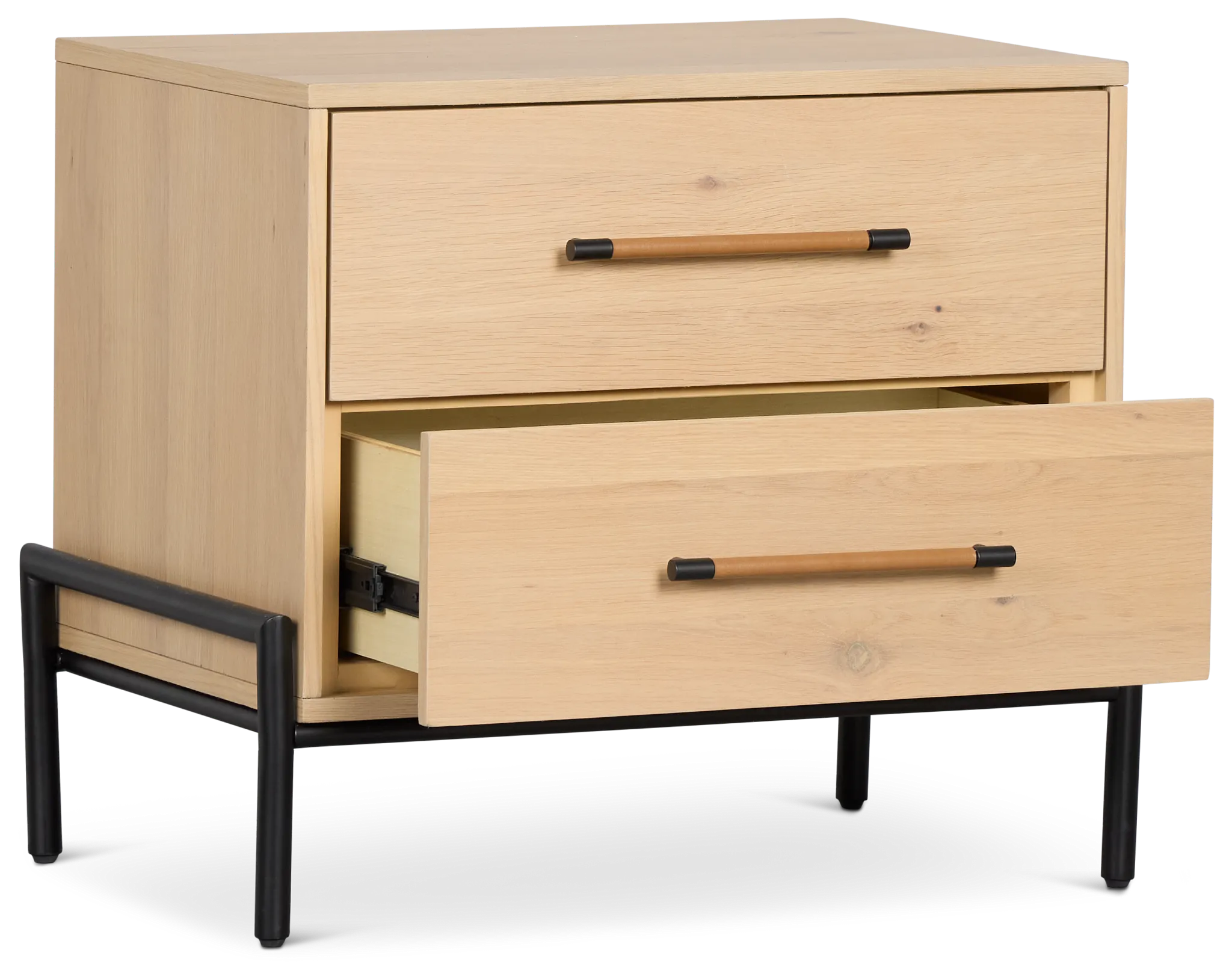 Highland Light Tone 2-drawer Nightstand
