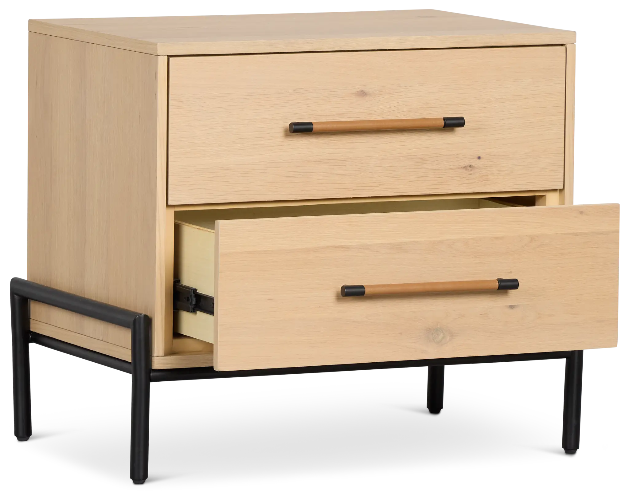 Highland Light Tone 2-drawer Nightstand Highland Light Tone 2-drawer Nightstand