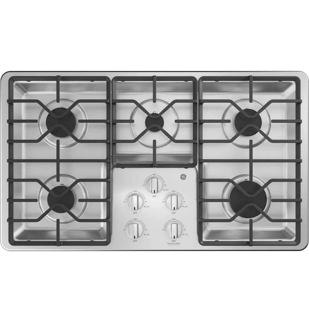 Ge 3036 Series Stainless Steel 36" Gas Cook Top