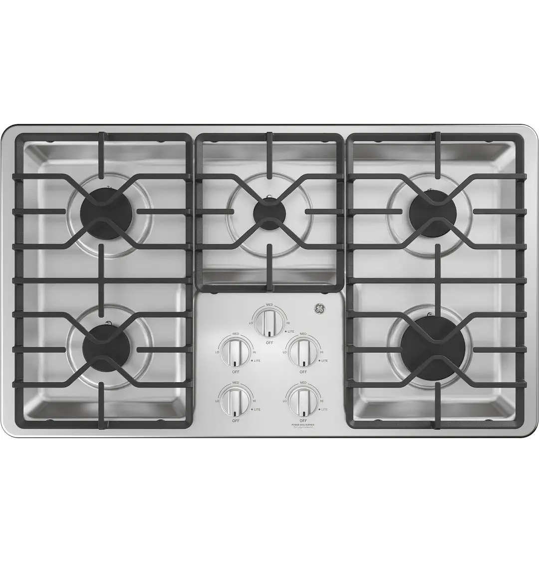 Ge 3036 Series Stainless Steel 36" Gas Cook Top Ge 3036 Series Stainless Steel 36" Gas Cook Top