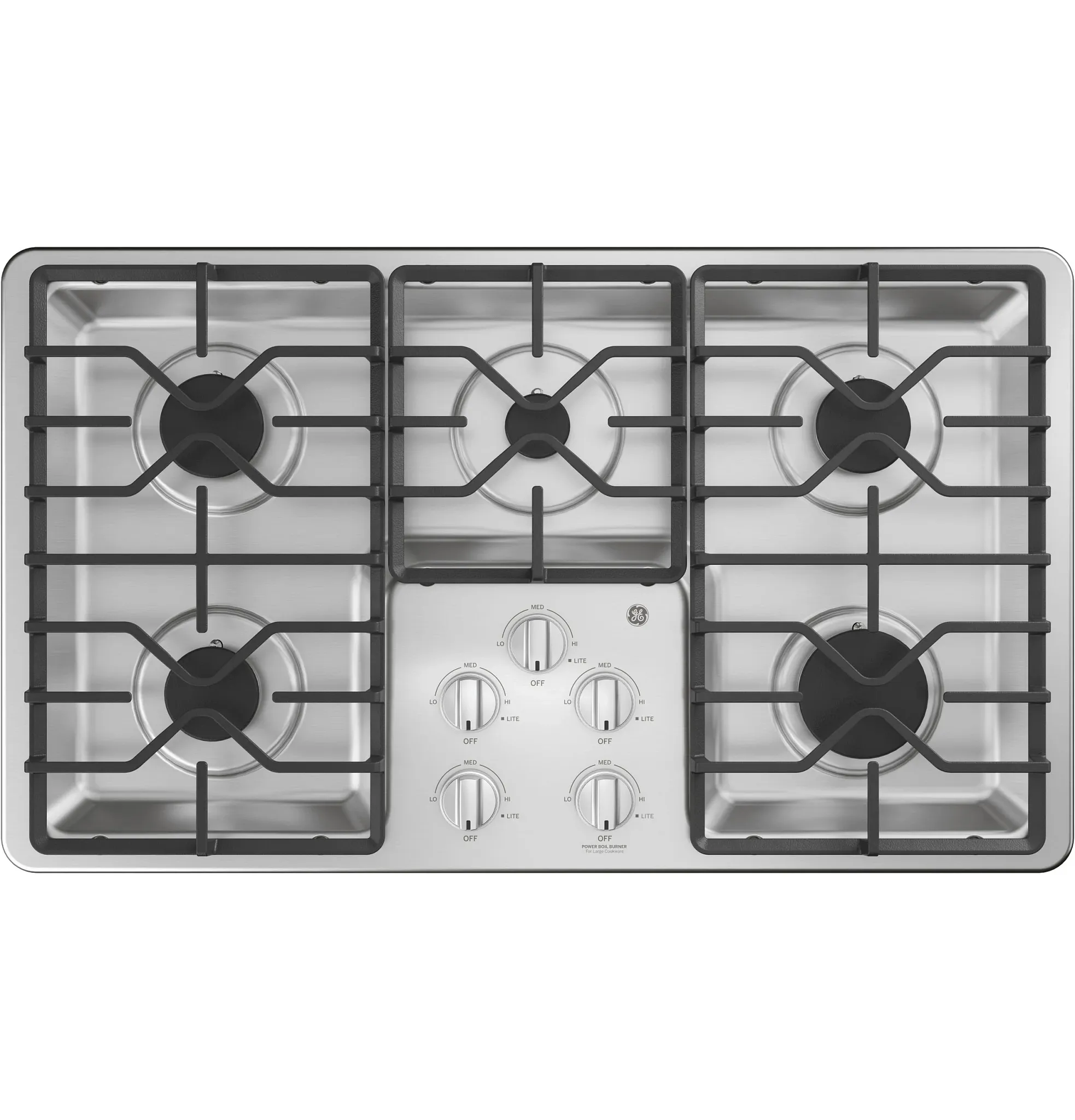 Ge 3036 Series Stainless Steel 36" Gas Cook Top