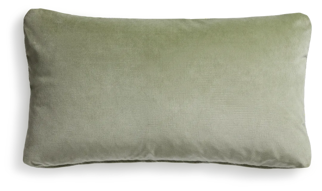 Lauran Light Green Lumbar Accent Pillow