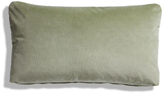 Lauran Light Green Lumbar Accent Pillow