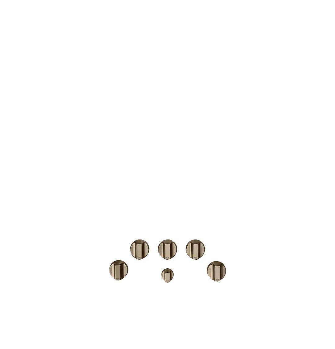 Cafe 1 Series Bronze 5 Piece Gas Knobs