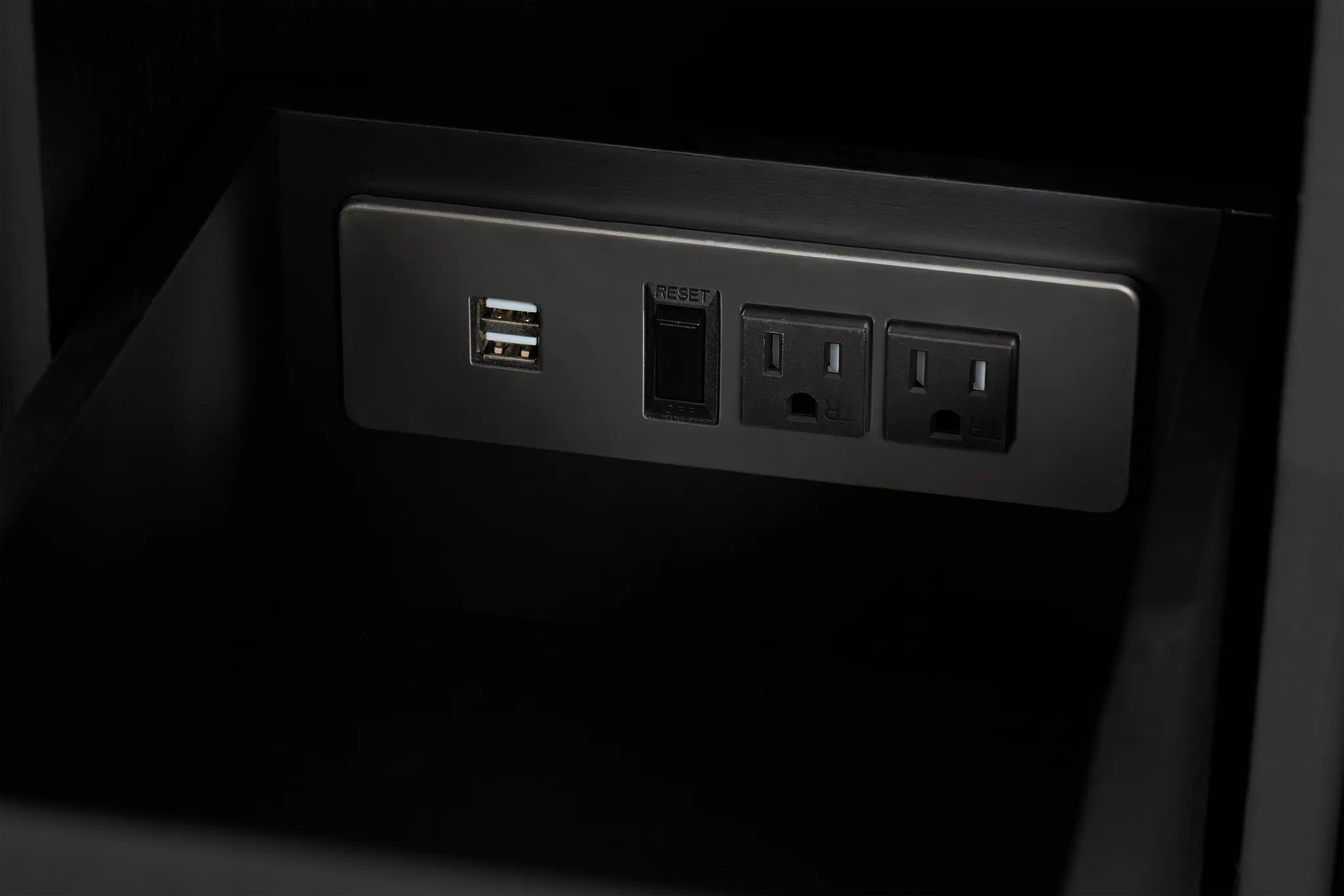 Nomad Black 60" Double Bathroom Vanity