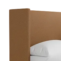 Captiva Elite Light Brown 48" Upholstered Shelter Bed