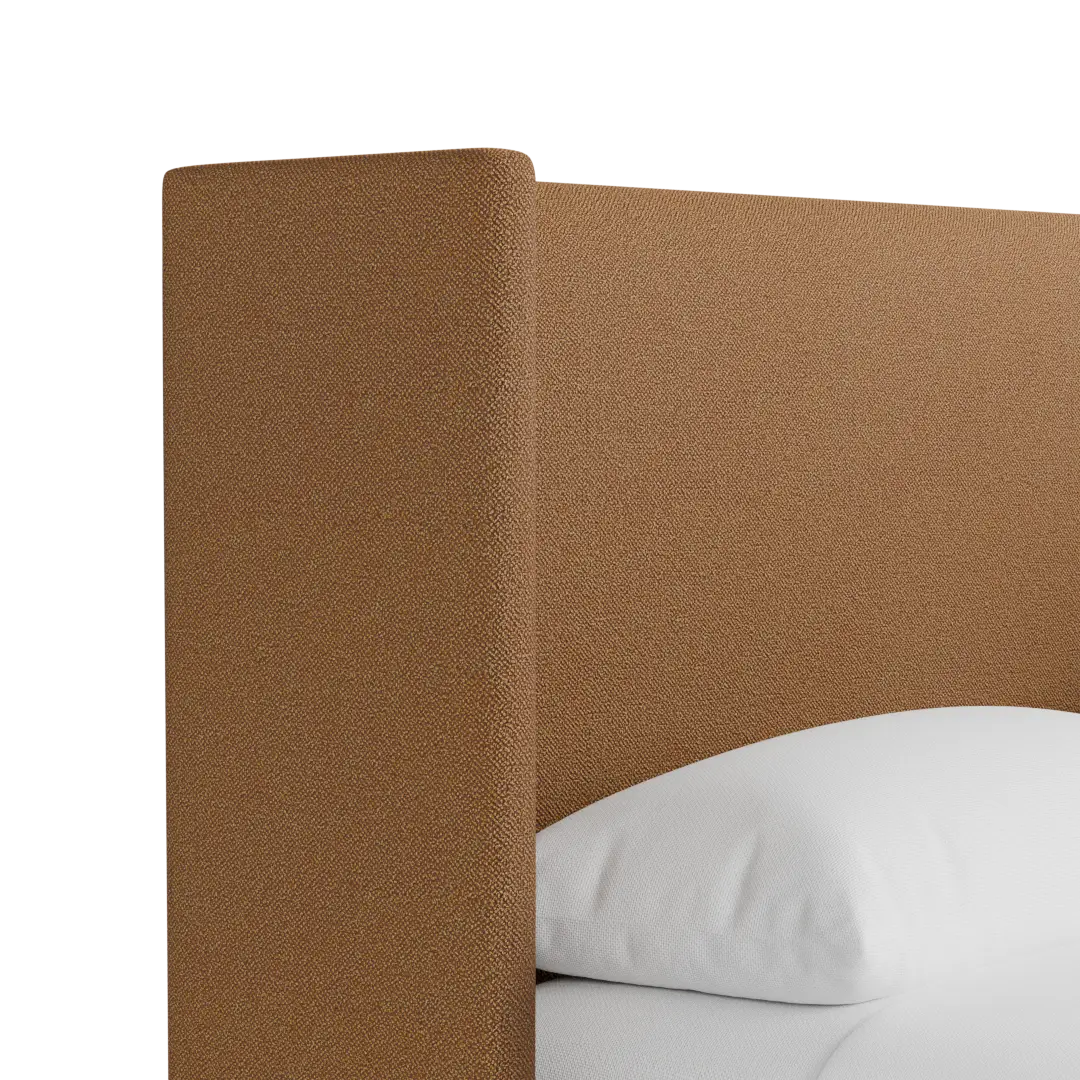 Captiva Elite Light Brown 48" Upholstered Shelter Bed Captiva Elite Light Brown 48" Upholstered Shelter Bed