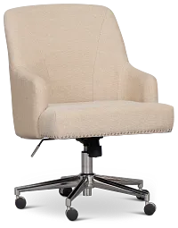 Kamri Light Beige Desk Chair